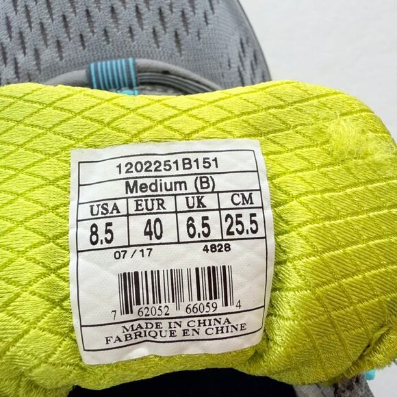 Brooks Ghost 9 Periwinkle Blue Teal Size 8.5 Knit Run Gym Walk Comfort Worn 2X - Picture 7 of 7